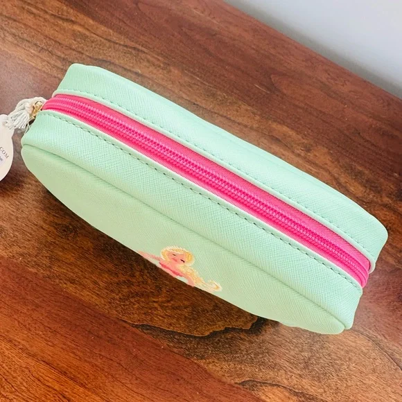 NWT, Spartina 449 Embroidered Travel Case, Mermaid Shell - Picture 3 of 6